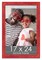 Shabby Chic Red Picture Frame - UV Acrylic, Foam Board Backing, Hanging Hardware